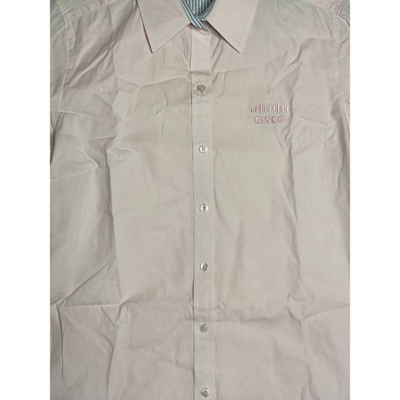 Cisco Systems Tommy Hilfiger Golf Pink Women's L/S Button Up Shirt - Picture 2 of 6